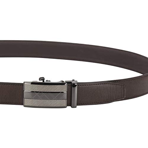 Labnoft Men's PU Leather Auto Lock Belt