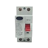 1PCS ELCB8-2P 230VAC 2P25A 40A 63A 30mA Residual Current Circuit Breaker Operating Protection Device Power Tool(A Class EM Type,2P25A30MA)