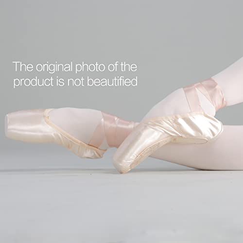 SHOLING Professional Women's Pointe Shoes for Girls with Toe Pads4