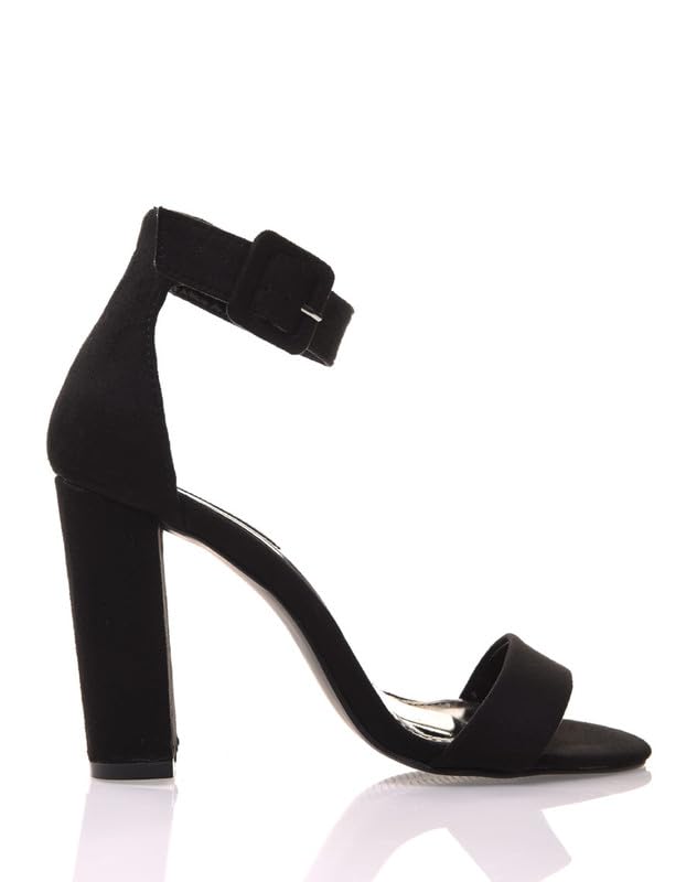 GLO GLAMP Womens Fancy Trending And Stylish Chunky Block High Heel Sandal for Womens And Girls (Black, 6) (B0CKRQVLLK) Amazon Price History, Amazon Price Tracker