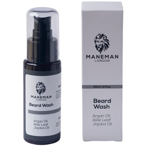 Maneman-London-Beard-Wash-Moisturises-Cleans-and-Conditions-Beard-Natural-and-organic-Argan-Jojoba-Aloe-Vera-oil-Vitamin-e-Mens-Gift-60mL