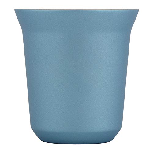 PerGar Taza de café de acero inoxidable, taza de cápsula aislada de doble pared, taza de café al vacío de doble pared para oficina, hogar, regalo de cafetería, vida diaria, viajes (azul jazz)