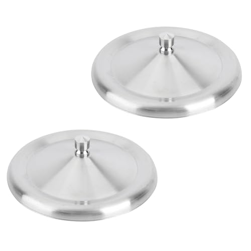 Couvercles de tasse en acier inoxydable premium de 12 cm TOYANDONA aux bords lisses