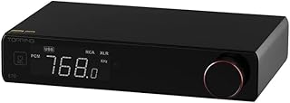 Topping E70 ES9028Pro Decoder Bluetooth 5.1 XU316 Support 32Bit/768kHz DSD512 RCA XLR Output with Remote Control DAC (32.5 * 27 * 10 cm, Black)
