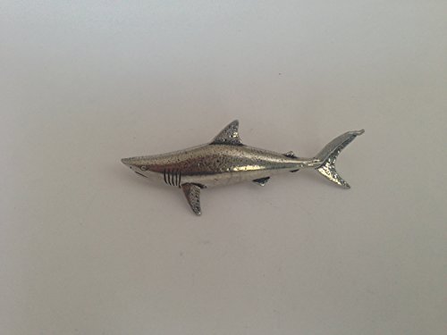 Preisvergleich Produktbild Prideindetails F15 Makohai-Fisch-Anstecker, feiner englischer Zinn, mit Geschenkverpackung