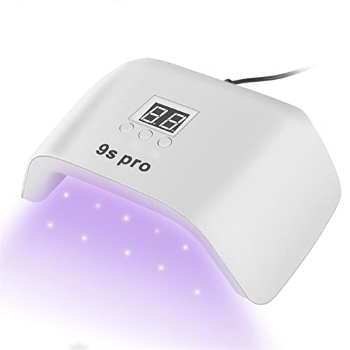 KTZAJO Máquina secadora de uñas de 88/120 W, lámpara LED UV, cable USB portátil, uso doméstico, curador de barniz de gel UV, lámpara de 18/24 LED, herramienta de manicura para uñas (color: B-120W) Cover