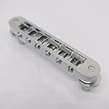 52mm ABR-1 Tune-o-matic Bridge with Studs Replacement Chrome for Epiphone Les Paul SG Style Electric Guitar Replacement parts