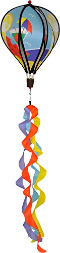 Summer fun hot air balloon windsock windspinner windsculpture by spirit of Air for telescopic pole caravan motorhome camper van vw festival beach and gift