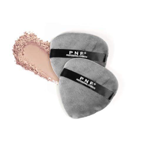 Image of Makeup Blendiful Puff, Heart Shape Makeup Puff With Strap, Cotton Large Face Powder Puff, Makeup Tool, Beauty Sponges Blender Puff - Multi-colored, 2 Pcs