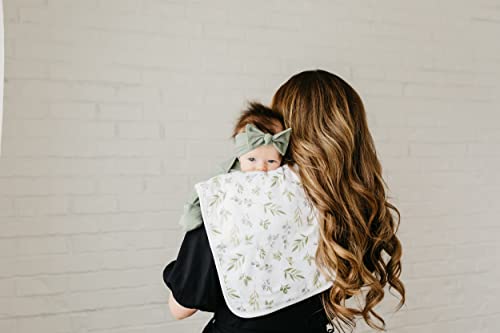 Image of Copper Pearl Premium Baby Burp Cloths - 3-Pack Large Cotton Burp Cloths, Extra Soft Spit Up Rags with 3 Absorbent Layers, Perfect for Baby Boy and Baby Girl Gifts (21 inch x 10 inch Size, Haven Set)