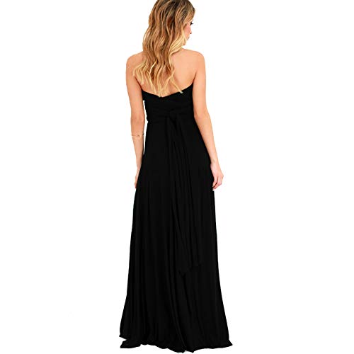 Robe longue transformateur multiposition pour demoiselle d'honneur