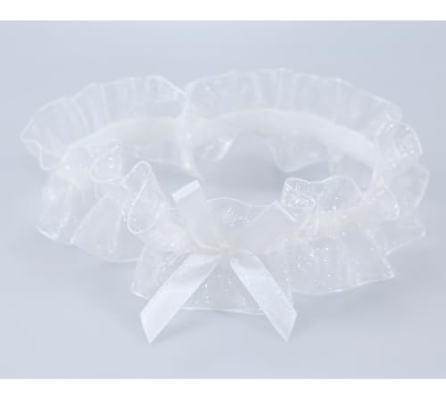 Lace Wedding Garters with Bow Stretchy Bridal Garter for Bride Party Prom Leg Garter Belt2