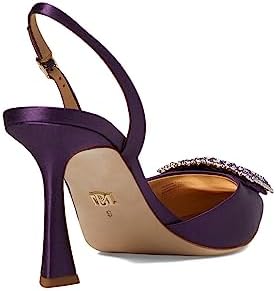 Badgley Mischka Women's ENIDA Pump, Dark Purple, 5 | Image 4