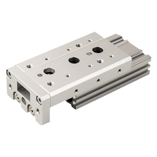 Cilindro de doble varilla MXS8-50 para guiado lineal de mesa neumática AS AT 2