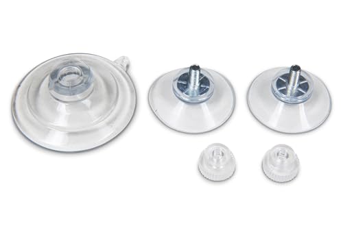 Gewa Ventose - Ricambio Per Supporto Per Chitarra Tenore - Set Di 3 Ventose - Trasparenti