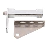 HOMSFOU 2 Stück Türscharniere aus Zinklegierung für Gefrierschranktüren Gewerbliche Kühlschrankzubehör Ersatzteile 4 X 3 Zoll mit Befestigung Universelle Kühlschranktür Scharniere