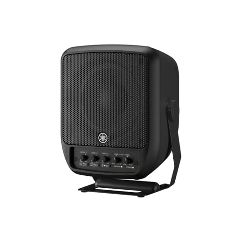 Yamaha STAGEPAS 100BTR Portable PA System with Battery, Black