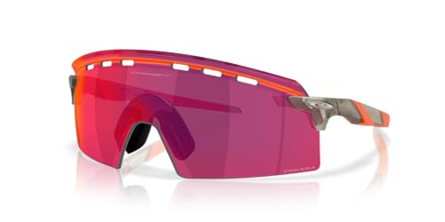 Oakley OO9235 Encoder Strike Vented Sunglasses, Matte Grey Ink/Prizm Road, 39 mm