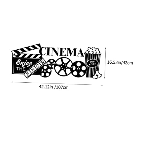 Hoement Adesivo De Parede De Cinema Adesivos De Pôster Enfeites De Casa Bandeira Cutom Adesivo De Pa