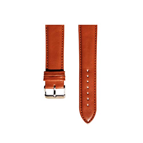 DBLACK Nagata [Full-Padded] 22mm Leather Watch Strap (Tan) // Suitable for FOSSIL Watches