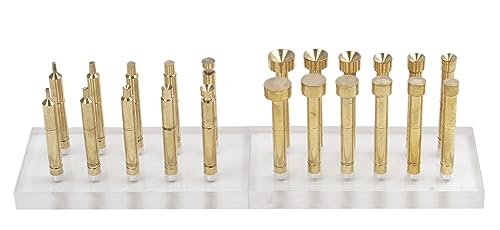 Image of Lapmart Gem Faceting brass dop sticks 22 Pieces ~6 mm Brass Dop Stick (2,3,4,5, 6, 7, 8,9,10,11 & 12 mm)~