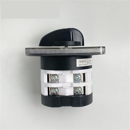 Interrupteur à cames rotatif 50 A bipolaire YMZ12-50/2 haute durabilité à 8 bornes