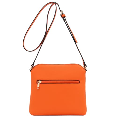 Image of FashionPuzzle Chevron Quilted Medium Crossbody Bag with Tassel Accent