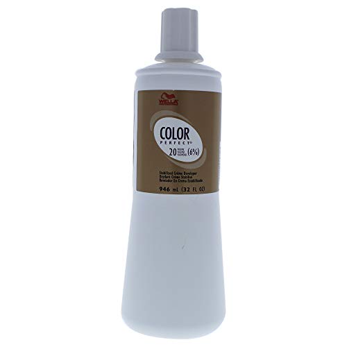 Wella Color Perfect Stabilized Cream Developer 6 Percent 20 Vol for Women, 32 Ounce