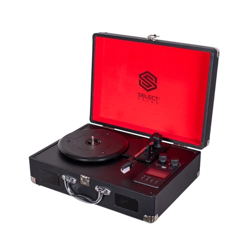 Microcomponentes, Electronics Select Sound Tornamesa Turn Table Traveler Bateria Recargable Bluetooth Vynil Player, USB, AUX, FM Radio BT8000