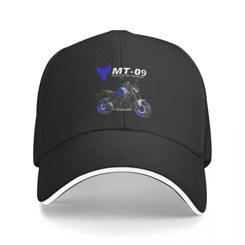 Casquette de baseball Moto MT-09 grande taille pour homme et randonnée