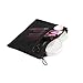 Patu Double-Pouch Zipper Mesh Bags, 4 Pieces Assorted Sizes (S & M) - Office Documents Classifying and Collecting, Cosmetic Travel Kit Organizer Pouch, Black