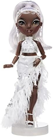 Rainbow High Rainbow Vision Divas - AYESHA STERLING - Silver - Fashion Doll, Mix & Match Designer Outfits, Mic, Accessories and Vanity Playset - For Kids and Collectors Ages 6+