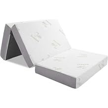 Inofia Twin Folding Mattress, 5 Inch Trifold Memory Foam Mattress with Soft Removable Cover - for Camping, Guest, and Floor Bed - Twin Size 78" x 38" x 5"