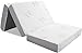 Folding Mattress, Inofia Memory Foam Tri-fold Mattress with Ultra Soft Removable Bamboo Cover Washable, Non-Slip Bottom & Breathable Mesh Sides - Full 4-Inch