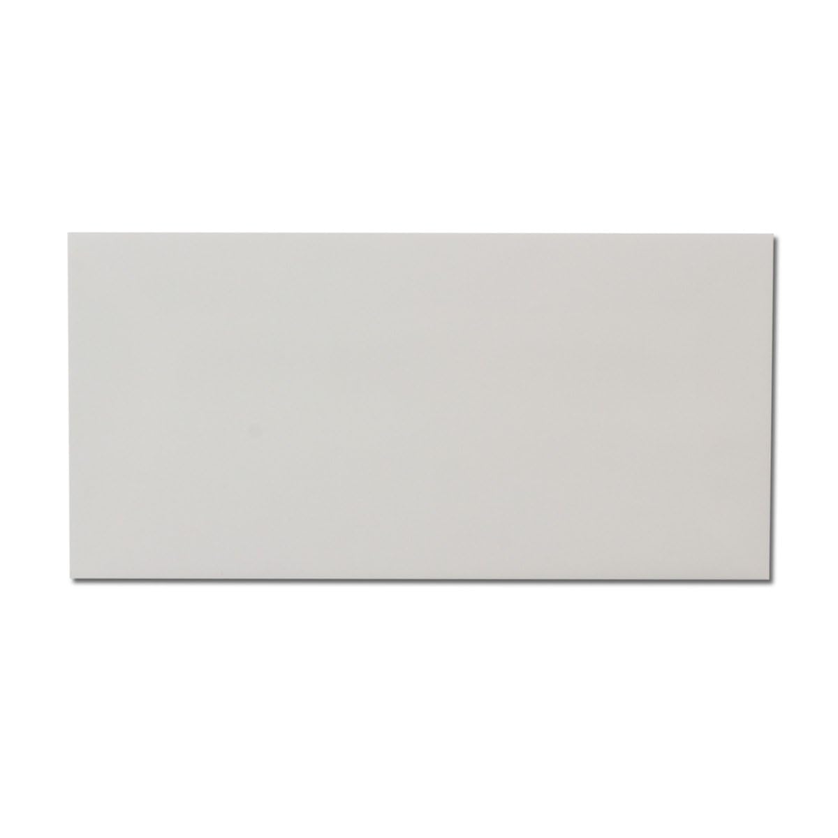 400 Stück ZANDERS GOHRSMÜHLE Feinstpapier Briefumschläge DIN Lang, Weiß | breite Verschlussklappe - Seidenfutter hellgrau - Grammatur: 80 g/m² Nassklebung - 22 x 11 cm