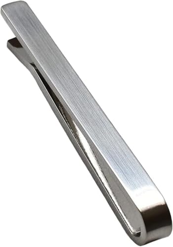 Tie Clips for Men, Silver Tie Bar Tie Pin