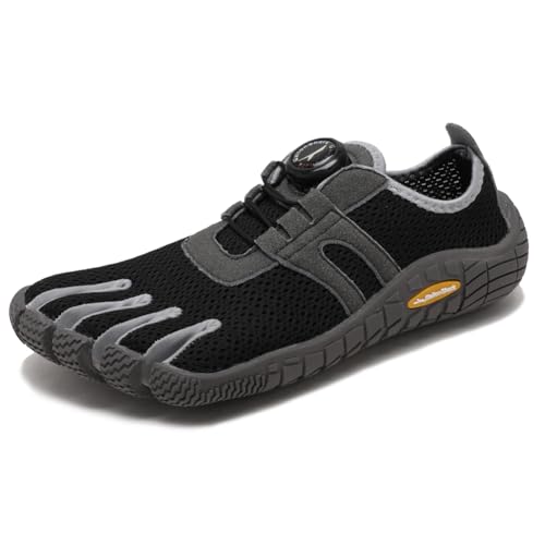 Gallonshark New Barefoot Magic Claw Five Finger Shoes Home Essentials Sock Shoes Multi-Purpose & Ultra-Portable Water Footwear Black-Grey-8 Women/6 Men