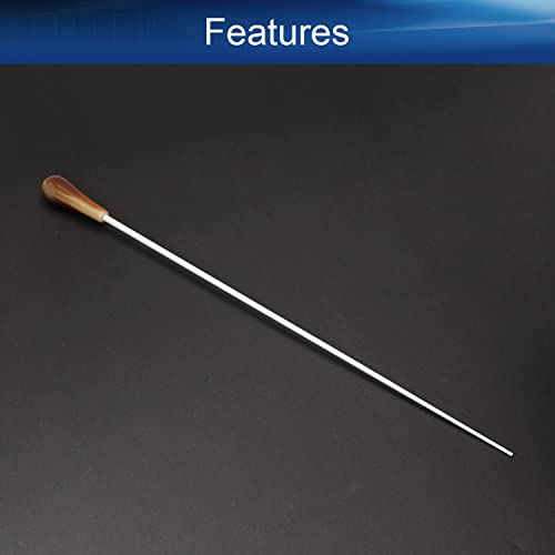 Image of Othmro 1Pcs Hollow Teachers Pointer Teaching Pointer Stick for Classroom, Metal Handheld Presenter Pointer Length 14.96 inch, Handheld Presenter Whiteboard Pointer for Teachers /Guides /Coach (Brown)