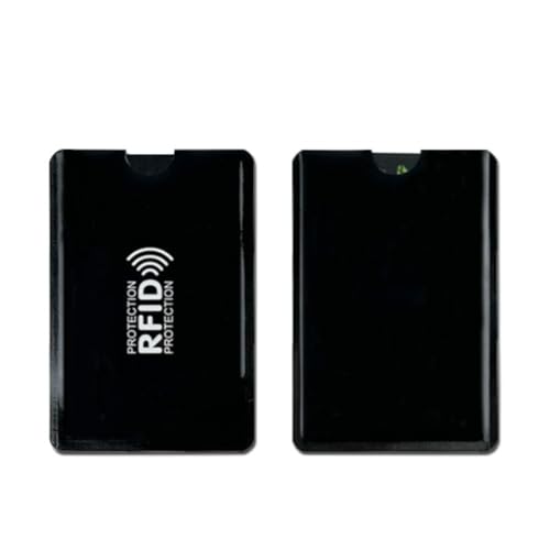 GreatRise Étui de protection anti-démagnétisation RFID - Porte-cartes - Film en aluminium - Pochettes sécurisées - Blocage RFID - Bloqueur NFC -...