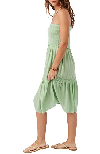 O'NEILL Women's Ruched Tier Midi Skirt - Comfortable and Lightweight Midi Length Skirt for Women with Elastic Waist3