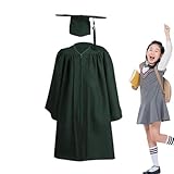 ▾Múltiples escenas: haz que el día de graduación de tu hijo sea inolvidable con este juego de gorra y vestido de graduación de jardín de infantes. Perfecto para diversas ocasiones, como ceremonias de graduación, fotografía, reuniones escolares y cosplay de Halloween.