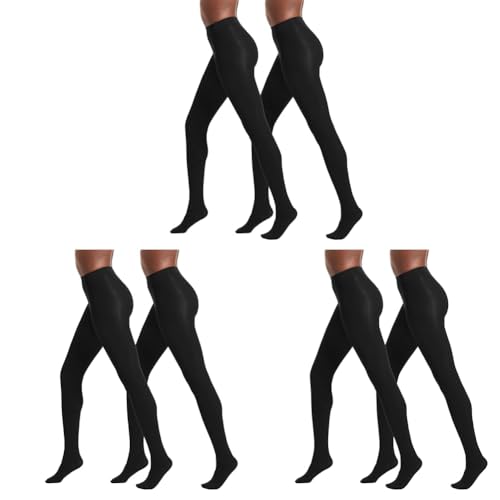 Image of No nonsense Women's Super Opaque Control Top Tights 90 Denier Soft High Waist Pantyhose