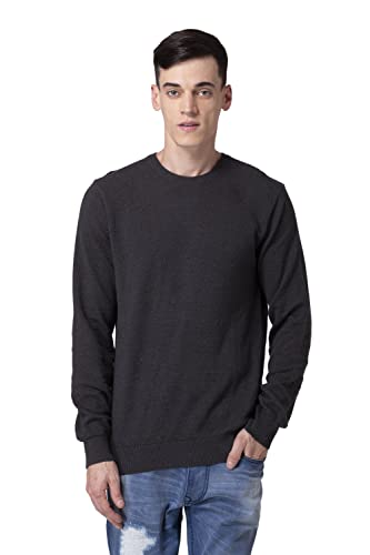Image of Allen Cooper Solid Sweater for Men