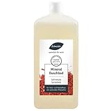 Saunabedarf Schneider - Salinensalz Mineral-Duschbad, als Duschgel und Haarshampoo, Sandelholz, 1000ml