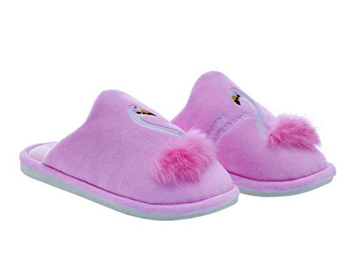 PANTUFAS FEMININAS FLAMINGO 36/37, Jolitex, ROSA
