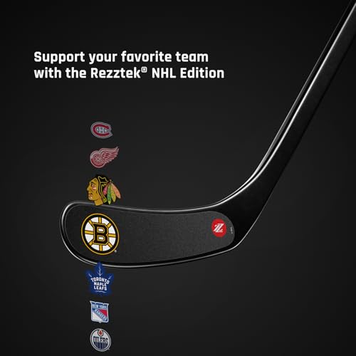 Rezztek NHL Edition (New York Rangers) – Hockey Stick Tape Alternative – Kids Hockey Stick Blade Performance Grip – for Ice & Street Hockey Stick Blades - Used by NHL Players by Rezztek - Image 2