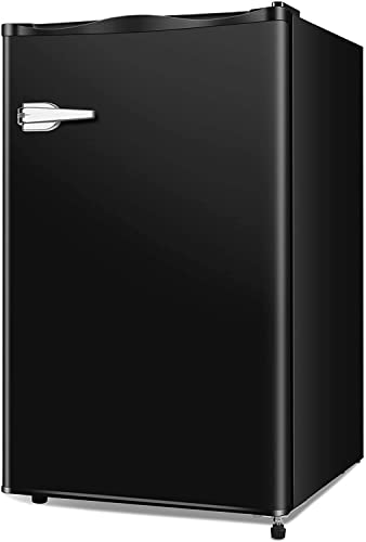Lhriver Mini Upright Freezer Compact Refrigerators,2.3Cu.ft Small Stand Up Freezer,Low Noise Deep Freezers For Apartment,Home,Office,Black #TOP3