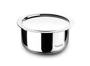 Crystal TriPro -Triply Stainless Steel Tope with Lid - 16 cm (Induction Bottom)