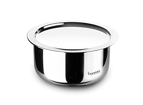 Image of Crystal TriPro -Triply Stainless Steel Tope with Lid - 14 cm (Induction Bottom)