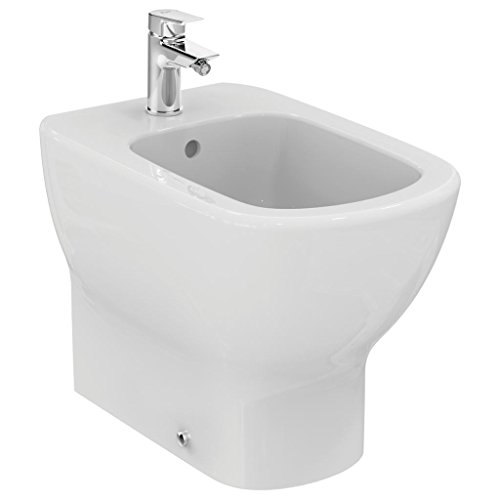 Ideal Standard serie TEsi New T3540 Bidet a terra filo muro bianco
